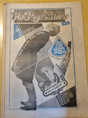 Pop rock &amp;amp; show noiembrie 1992-interviu peter gabriel,festival de jazz,metallica foto