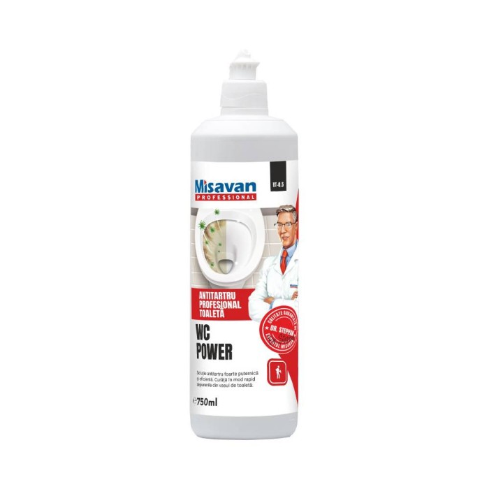 Detartrant Toaleta Dr. Stephan WC Power, 750 ml, Detartrant WC, Detartranti Toaleta, Detartranti WC, Solutie Detartranta Toaleta, Solutie Detartranta