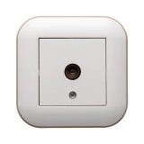 Priză TV alb/Kraft Loft - OVIVO | 404-010306-225
