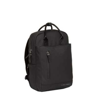 Rucsac new rebels harper-miami laptop, dimensiuni 28/8/38 cm, culoare negru foto