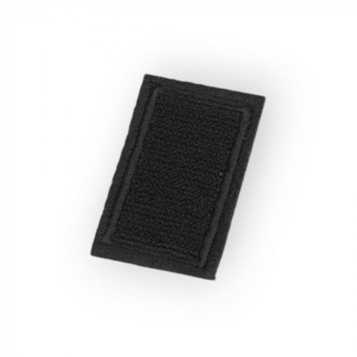 Petic textil termoadeziv pentru haine Crisalida, 2,3 x 3,3 cm, Negru