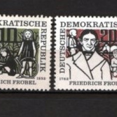 GERMANIA (DDR) 1957 – PEDAGOG FRIEDRICH FROBEL. SERIE NESTAMPILATA, F147