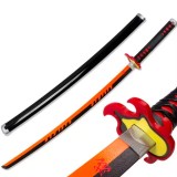 Katana Deco Bamboo Blade - Demon Slayer: Kimetsu no Yaiba (Kamado Tanjiro) Pattern (104cm)