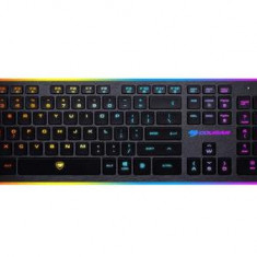 Tastatura Gaming Mecanica Cougar Vantar S, iluminare RGB, USB, Layout International, Scissor Switch (Negru)
