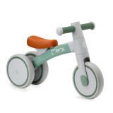 Bicicleta fara pedale Momi Tedi Green, copii 1-3 ani, usoara, interior/exterior, roti sigure