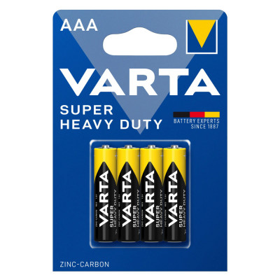 Baterii AAA LR3 1.5V Varta Super Heavy Duty Blister 4 foto