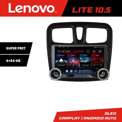 Navigatie Dacia Sandero 2012-2020 var B Lenovo 8 core 4+64 10.5 inch Incell 1K android Wifi 5Ghz gps internet a CarStore Technology foto