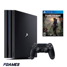 Consola Sony Playstation 4 Pro Ps4 1tb + Controller + Shadow Of The Tomb Raider: Definitive Edition PlayStation 4, Second-Hand