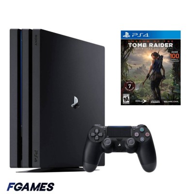 Consola Sony Playstation 4 Pro Ps4 1tb + Controller + Shadow Of The Tomb Raider: Definitive Edition PlayStation 4, Second-Hand foto