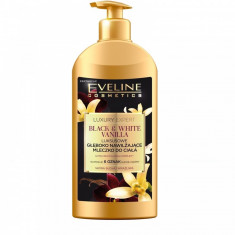 Lotiune de corp Eveline Cosmetics Luxury Expert Black &amp;amp;amp; White Vanilla 350 ml foto