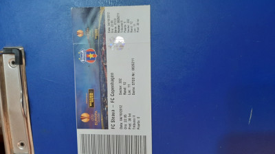 Bilet Steaua - FC Copenhaga foto
