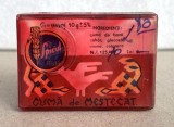 Cutie vintage de guma de mestecat SPICUL Cluj anii 70, cu eticheta originala