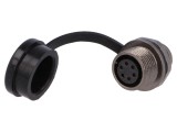 Soclu ST12 mamă 6 PIN IP67 5A 125V