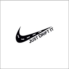 Sticker Auto , zJust Drive It, , Design Inspirat Nike