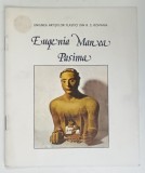 EUGENIA MANEA PASIMA , CATALOG DE EXPOZITIE , SCULPTURA , 1986
