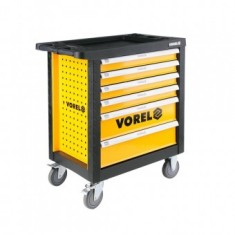 Dulap cu 177 scule Vorel Profesional, 6 sertare, 770x458x901 mm