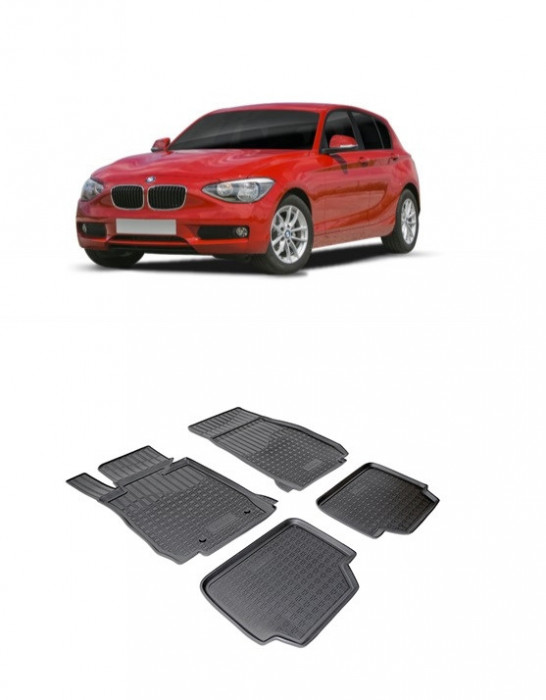 SET COVORASE AUTO CAUCIUC FIT BMW 1 (F20,F21) (2011-2015)