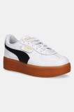 Puma sneakers din piele Palermo Elevata Lth Wns femei, culoarea bej, 400461