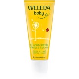 Weleda Baby and Child crema protectoare pentru bebelusi corp si fata galbenele 75 ml