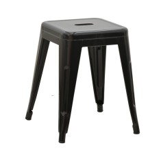Taburet Utopia metal Gri mat 30x30x45cm foto