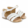 Sandale Fete Miss Bibi Albe/Glitter 28 EU, Alb, BIBI Shoes