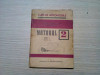 MOTORUL - Volumul I - Curs de Automobile nr. 2 - Ioan Andrei -1946, 116 p., Alta editura