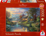Puzzle 1000 piese - Thomas Kinkade - Nature&#039;s Paradise | Schmidt