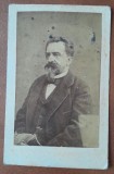 Fotografie tip CDV, General George Manu (1933-1911), ministru de razboi, 1896