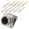 Conector Circular RT360 Soclu Mamă Crimpat 10 PIN 7.5A IP67