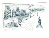 Horn (Germania) 1901 - Ilustrata litho, circulata