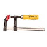 Clama tip F pentru tamplarie Topex 50 x 150 mm, cu maner ergonomic