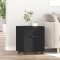 vidaXL Dulap pentru Fișiere Stejar negru 45 x 38 x 54 cm Lemn compozit