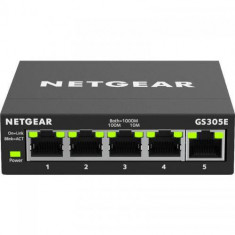 Switch NetGear 5PT GS305E-100PES 5 porturi foto