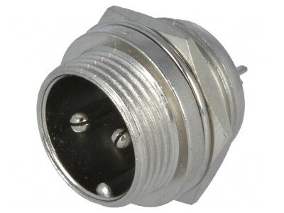 Soclu Microfon 2-Pin Montare Panou foto