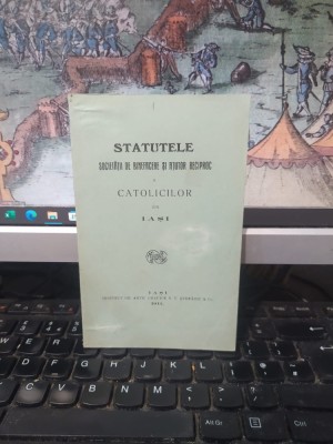 Statutele Societății de binefacere și ajutor reciproc a Catolicilor din Iași, Iași 1912, 013 foto