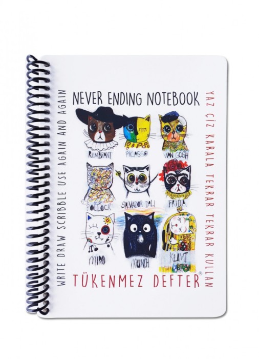 Album de schite reutilizabil Funny Mat-4 13&times;16 Cm, 20 pagini- Pisici+ cadou set
