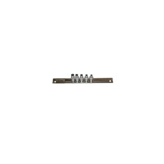 Set chei tubulare, E4-E8, 1/4&quot;, 5 piese, Asta