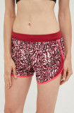 Cumpara ieftin Under Armour pantaloni scurți de antrenament Fly By 2.0 femei, culoarea roz, modelator, high waist