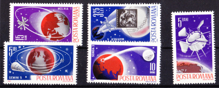 TSV$ - 1965 LP 619 COSMONAUTICA II MNH/** LUX