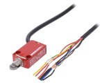 Limitator cursă rolă metalică &Oslash;11,6mm NC/NO 1,5A IP68