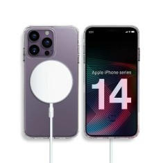 Clone Clone Husa Cover 3MK MagCase pentru iPhone 14 ProTransparent foto