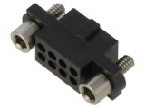 Carcasă mufă mamă 8 pini 2x4 - Datamate J-Tek, UL94V-0