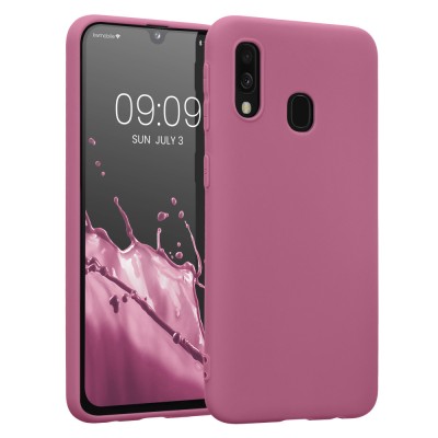 Husa Kwmobile pentru Samsung Galaxy A40, Silicon, Violet, 48547.167 foto