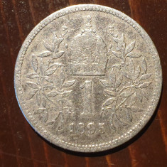 Austria 1 Corona / Korona 1893 argint
