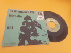 VINIL THE BEATLES-MICHELLE/GIRL DISC ODEON 1966 foto