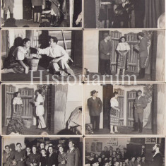 HST P2/568 Lot 8 poze mari piesă teatru românesc cca anii 1950