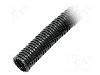 Tub protectie cablu, poliamida 6, diametru interior 21,7mm, neagra, HELLERMANNTYTON - 166-11404