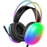 Casti Gaming cu Microfon, Over-Ear, Surround Sound, RGB, Reducere Zgomot, Control Volum, PC, PS4, PS5, Xbox, Switch, Multicolor