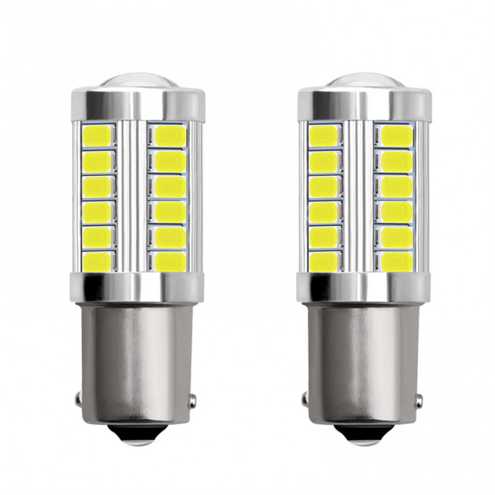 set leduri becuri p21w alb 33 smd 1156 pozitie,frana