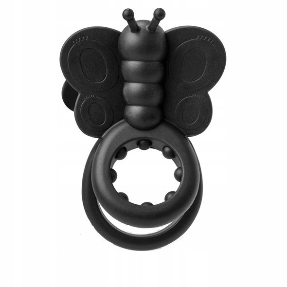 Inel vibrator - The Screaming O Charged Monarch Black